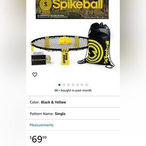 Spike ball set barely used